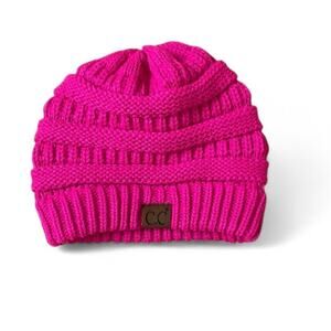 CC Brand Trendy Warm Chunky Soft Stretch Cable Knit Skully Beanie Hats Cap FREE*